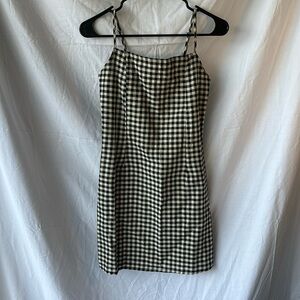 Women’s Small Gingham Black and White dress